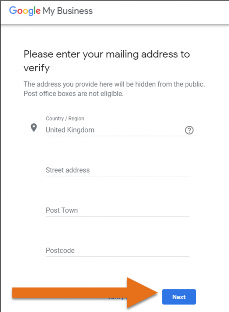 GMB-mailing-address