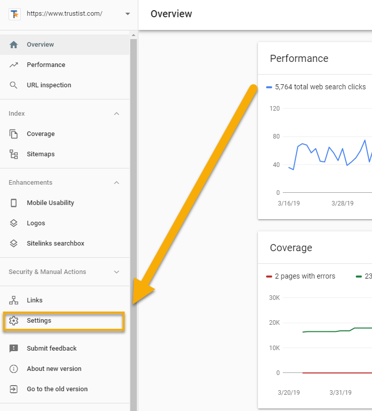 google-search-console-settings