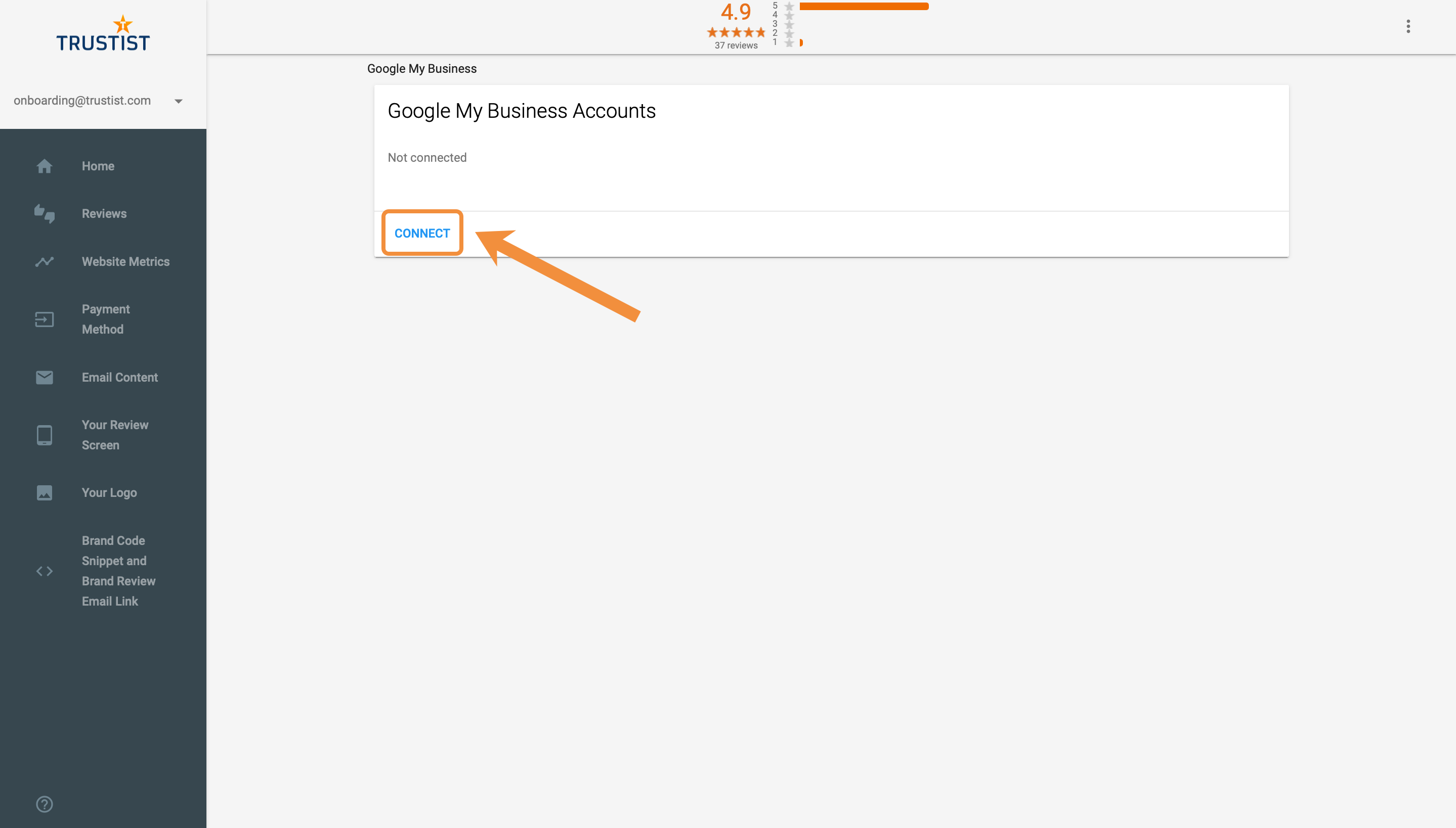 Trustist Reviewer Connect GMB
